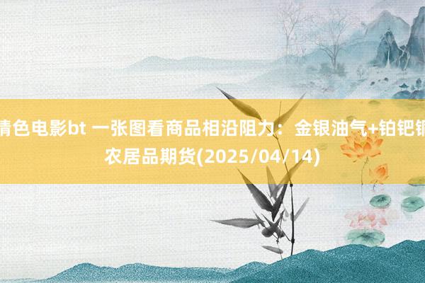 情色电影bt 一张图看商品相沿阻力：金银油气+铂钯铜农居品期货(2025/04/14)